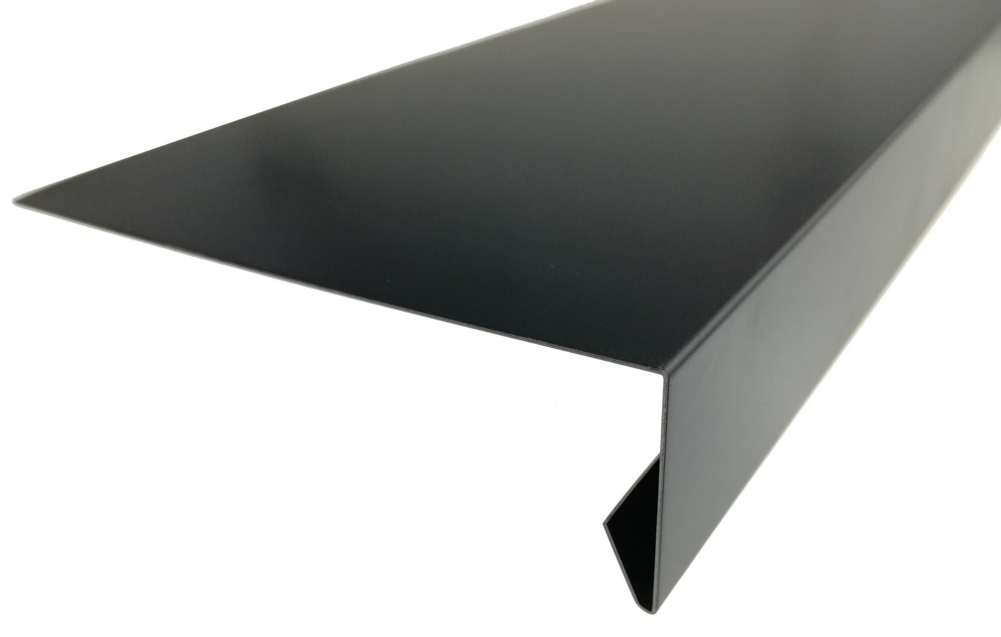 Profil balkonowy okapowy aluminiowy AVZ Antracyt połysk 7016, gr. 1mm 8cm 3cm AVZ-PROFIL-001-R1EJ9 90640373103469